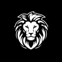 Lion - minimaliste et plat logo - vecteur illustration