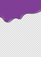 splash vector violet avec fond de transparence