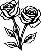 des roses - haute qualité vecteur logo - vecteur illustration idéal pour T-shirt graphique