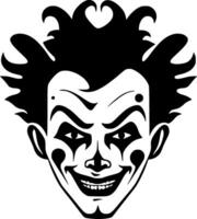 clown, minimaliste et Facile silhouette - vecteur illustration