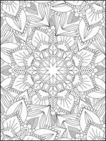 mandala. mandala coloration pages. floral mandala coloration pages. fleur vecteur