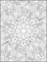 mandala. mandala coloration pages. floral mandala coloration pages. fleur vecteur