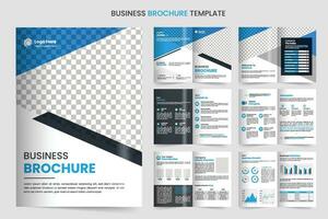 entreprise profil brochure conception minimal plusieurs pages affaires brochure modèle conception annuel rapport,créatif conception polyvalent modèle avec couverture vecteur