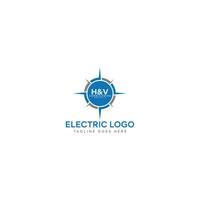 logo, électricien, boutique, foudre, électricité vecteur