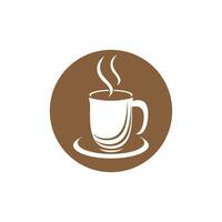 modèle de logo de tasse à café vecteur