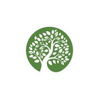 logos de l'écologie des feuilles d'arbre vert vecteur