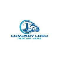 un camion camionnage entreprise transport logo illustration vecteur