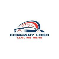 automobile logo. compteur de vitesse logo conception vecteur