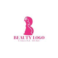 beauté logo conception avec style et Créatif concept vecteur