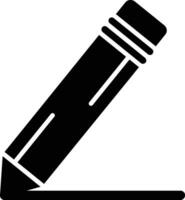 icône de glyphe de crayon vecteur