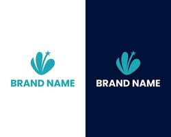 lettre v prime et luxe monogramme logo conception vecteur