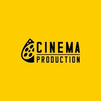 vecteur de logo de cinéma