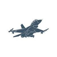 militaire avion vecteur illustration conception. combattant jets logo conception modèle.