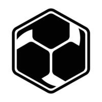 hexagonal Japonais tonnerre Dieu logo vecteur