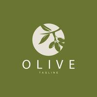 olive logo, vecteur conception prime modèle vecteur illustration