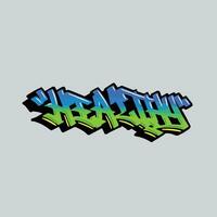 graffiti vecteur marquage lettre mot texte rue art mural