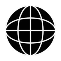 global réseau vecteur glyphe icône pour personnel et commercial utiliser.
