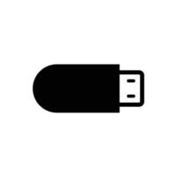 vecteur illustration de USB isolé sur blanc Contexte