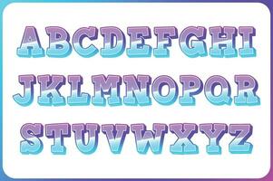 polyvalent collection de Puissance alphabet des lettres pour divers les usages vecteur