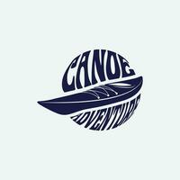 canoë logo vecteur