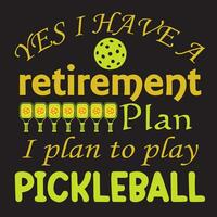 pickleball T-shirt conception, pickleball vecteurs, pickleball icône, pickleball Etats-Unis drapeau vecteur