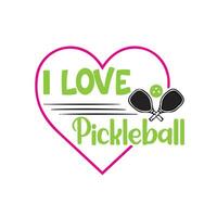 pickleball T-shirt conception, pickleball vecteurs, pickleball icône, pickleball Etats-Unis drapeau vecteur