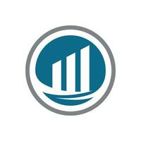 modèle de logo de finance d'entreprise vecteur