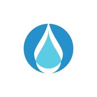 modèle de logo de goutte d'eau vecteur