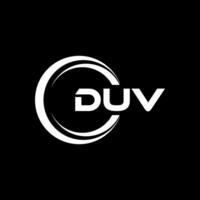 duv logo conception, inspiration pour une unique identité. moderne élégance et Créatif conception. filigrane votre Succès avec le frappant cette logo. vecteur