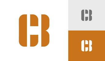 lettre cb initiale monogramme logo conception vecteur