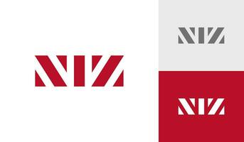 lettre ntz initiale monogramme logo conception vecteur