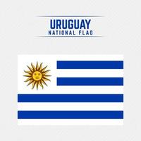 drapeau national de l'uruguay vecteur