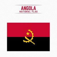 drapeau national de l'angola vecteur