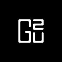 gzu lettre logo vecteur conception, gzu Facile et moderne logo. gzu luxueux alphabet conception