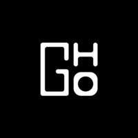 gho lettre logo vecteur conception, gho Facile et moderne logo. gho luxueux alphabet conception