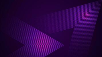 foncé violet Facile abstrait Contexte avec lignes dans une géométrique style comme le principale élément. vecteur