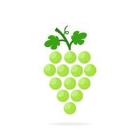 vert les raisins icône. logo conception moderne isolé vecteur illustration.