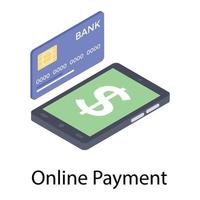 concepts de paiement en ligne vecteur