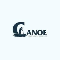 canoë logo vecteur