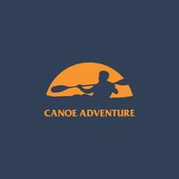 canoë logo vecteur