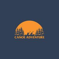 canoë logo vecteur