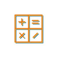 icône de vecteur de calculatrice