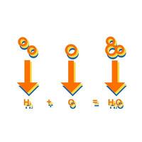 icône de vecteur de formule chimique