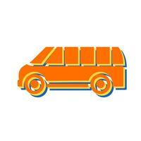 icône de vecteur de bus de livraison