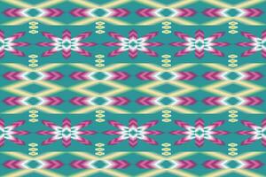 ethnique abstrait ikat. sans couture modèle dans tribal, populaire broderie. aztèque géométrique art ornement design d'impression pour tapis, fond d'écran, vêtements, emballage, tissu, couverture, textile.style maxican, indain vecteur