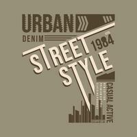 Urbain rue style, graphique conception, typographie vecteur illustration, moderne style, pour impression t chemise