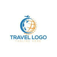 Voyage avion affaires logo vecteur