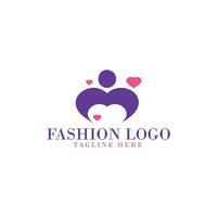 luxe boutique et mode logo vecteur
