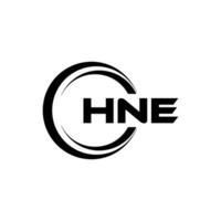 hne logo conception, inspiration pour une unique identité. moderne élégance et Créatif conception. filigrane votre Succès avec le frappant cette logo. vecteur