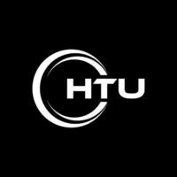 htu logo conception, inspiration pour une unique identité. moderne élégance et Créatif conception. filigrane votre Succès avec le frappant cette logo. vecteur